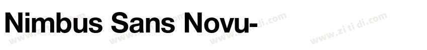 Nimbus Sans Novu字体转换 Nimbus Sans Novu字体转换